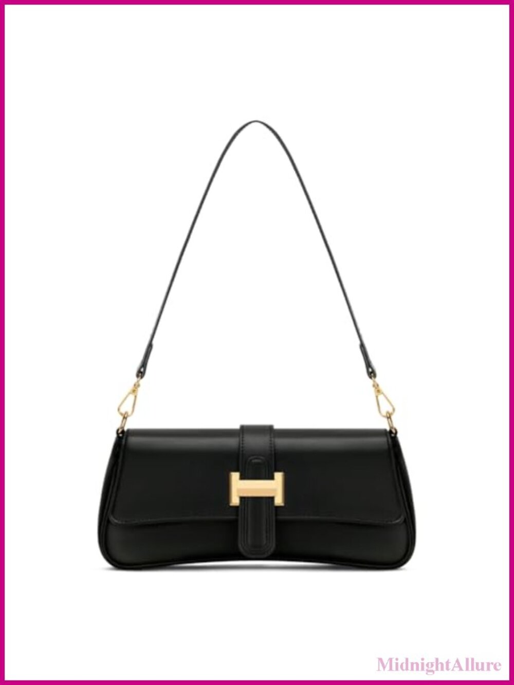 PU Leather Small Hobo Shoulder Bag Mini Retro Clutch Purse